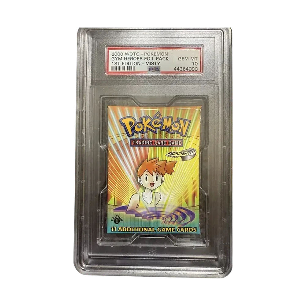 Pokémon Gym Heroes Misty 1st Edition Booster Pack PSA 10