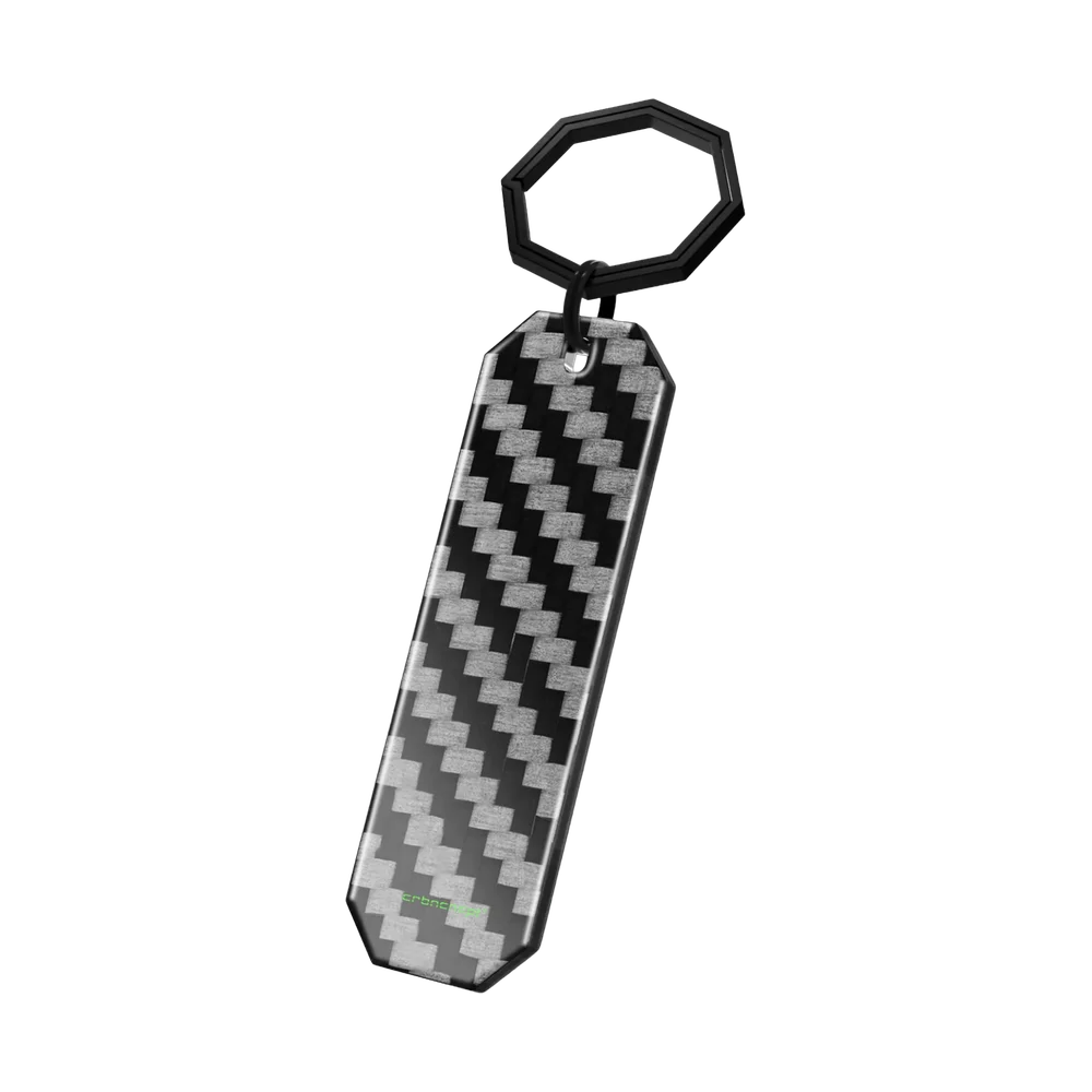 Carbon-Look Keychain