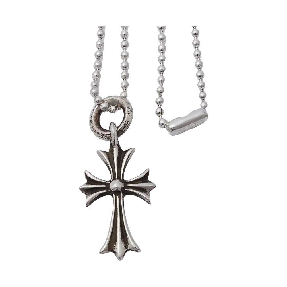 Chrome Hearts Gothic Cross Pendant — Sterling Silver