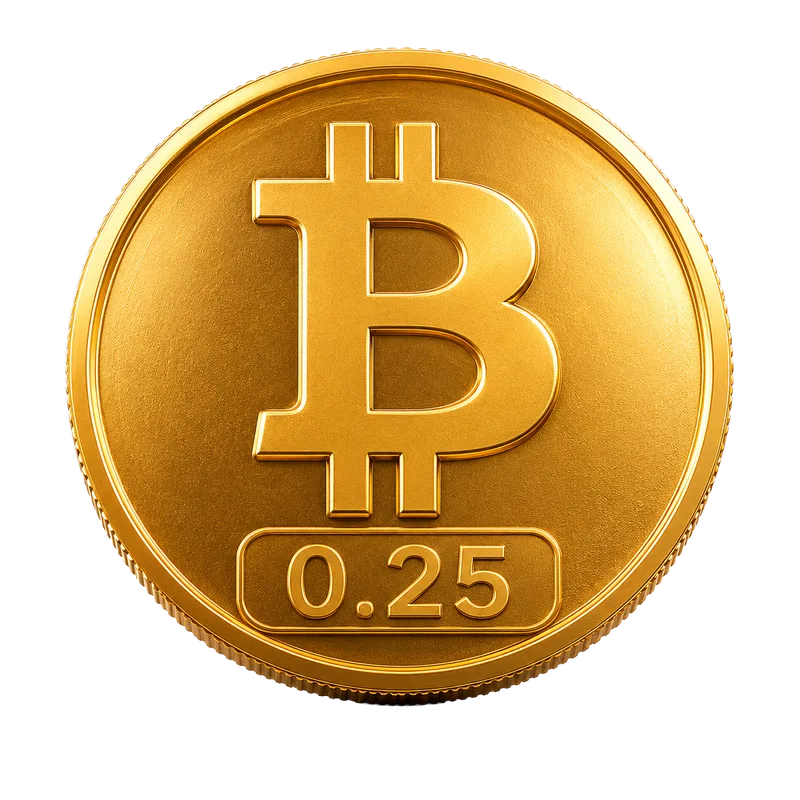 0.25 Bitcoin