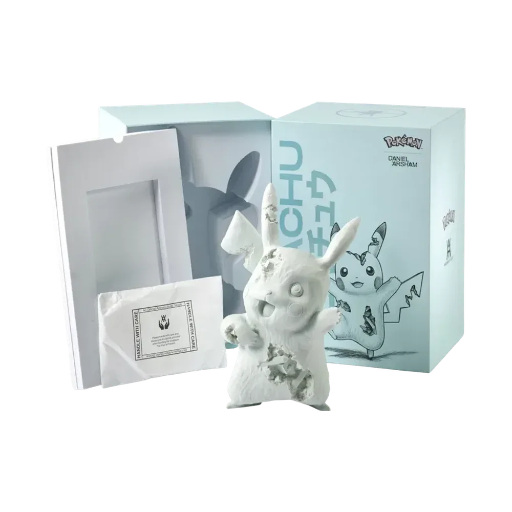 Daniel Arsham x Pokémon Crystallized Pikachu Future Relic Blue