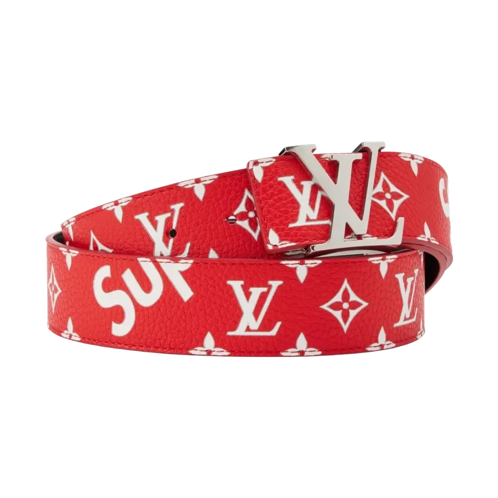 Louis Vuitton x Supreme Initiales Belt 40MM Monogram Brown