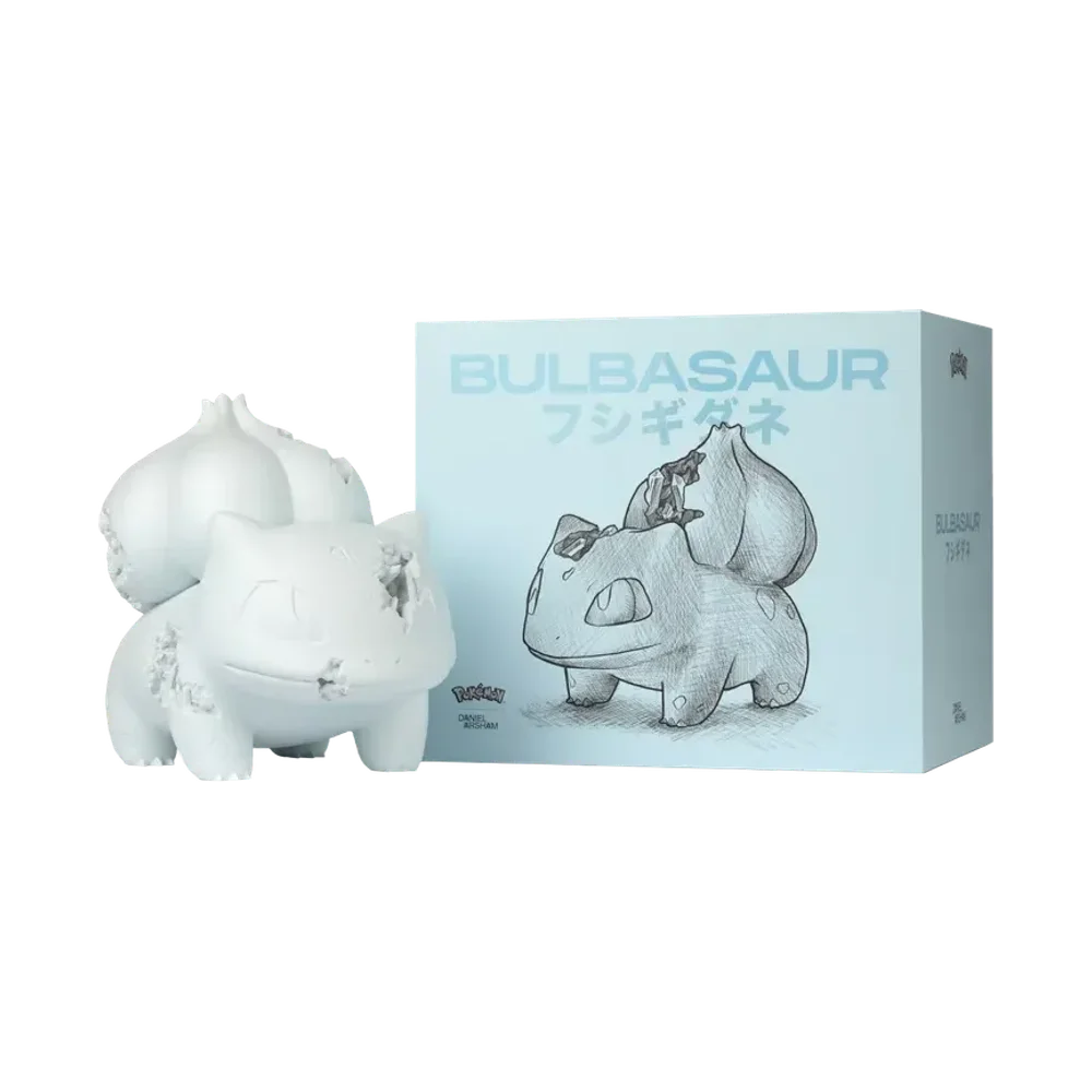 Daniel Arsham x Pokémon Crystallized Bulbasaur Figure Blue