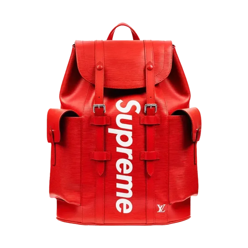 Louis Vuitton x Supreme Christopher Backpack Epi PM Red