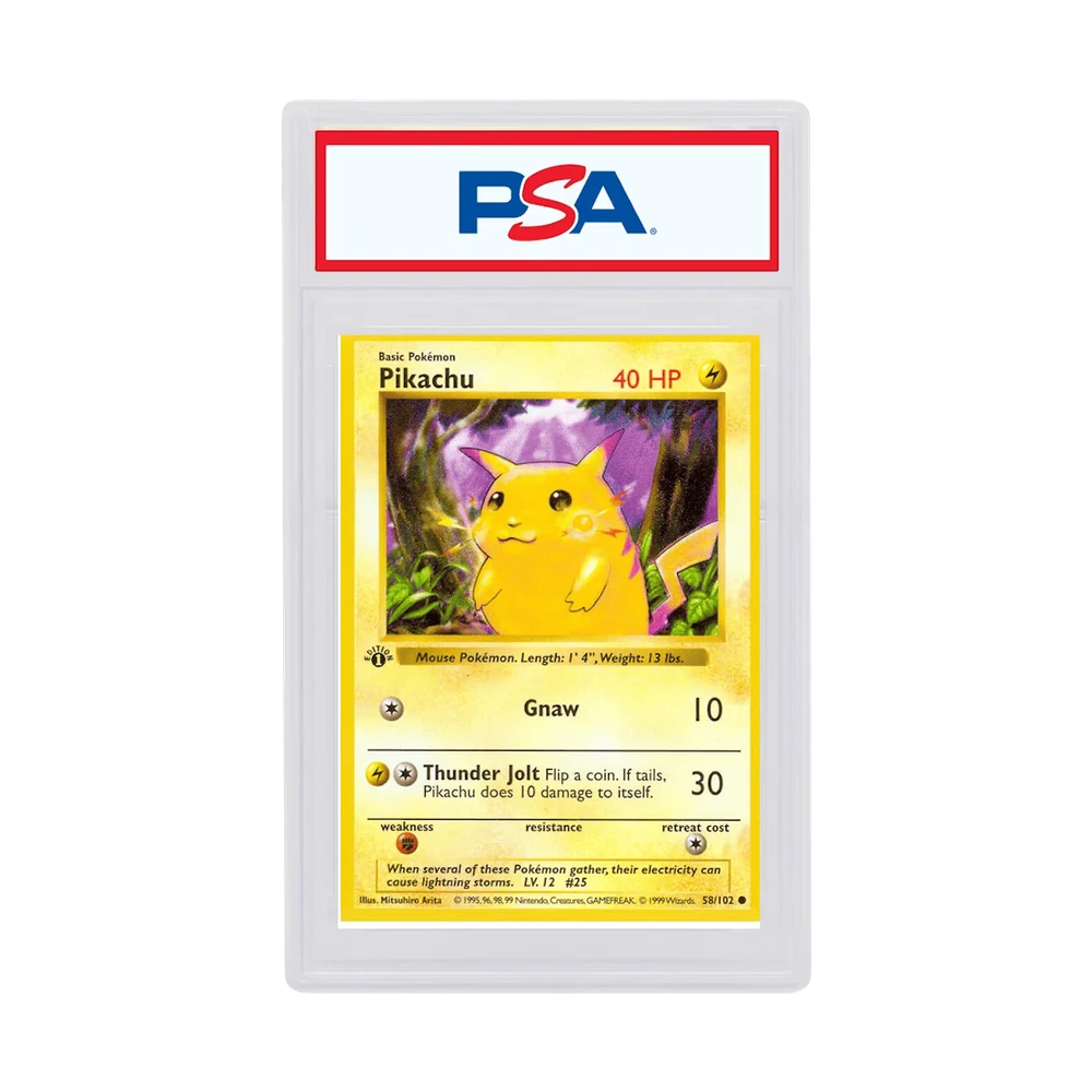 Base Set Pikachu PSA 9