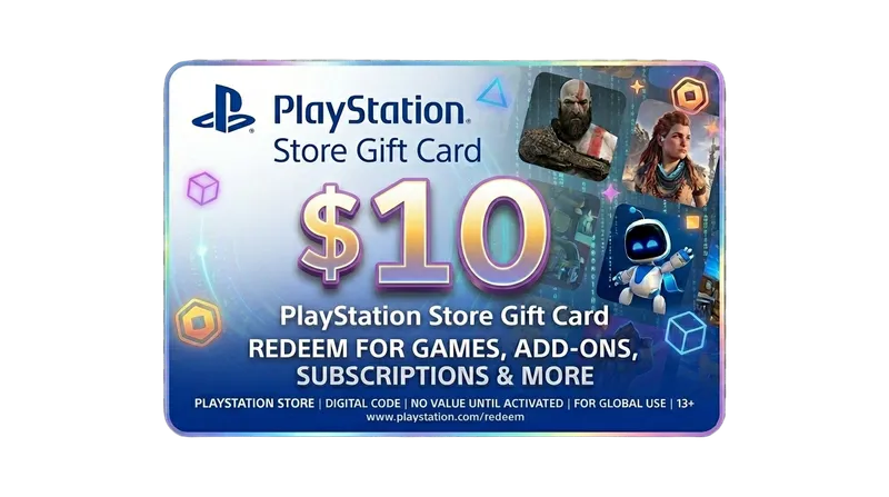$10 PlayStation Store Gift Card