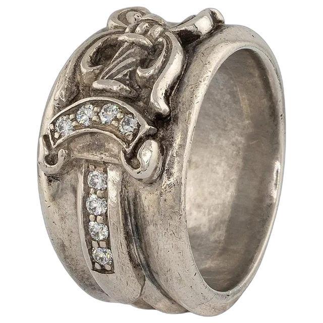 Chrome Hearts Cemetery Ring — Sterling Silver