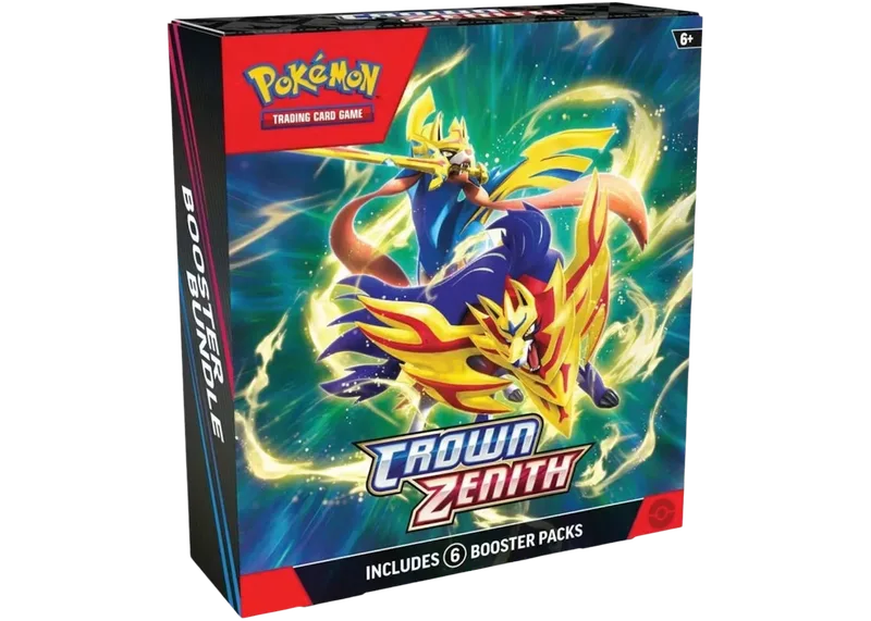 Pokémon Crown Zenith Booster Bundle (6 packs, Sealed)
