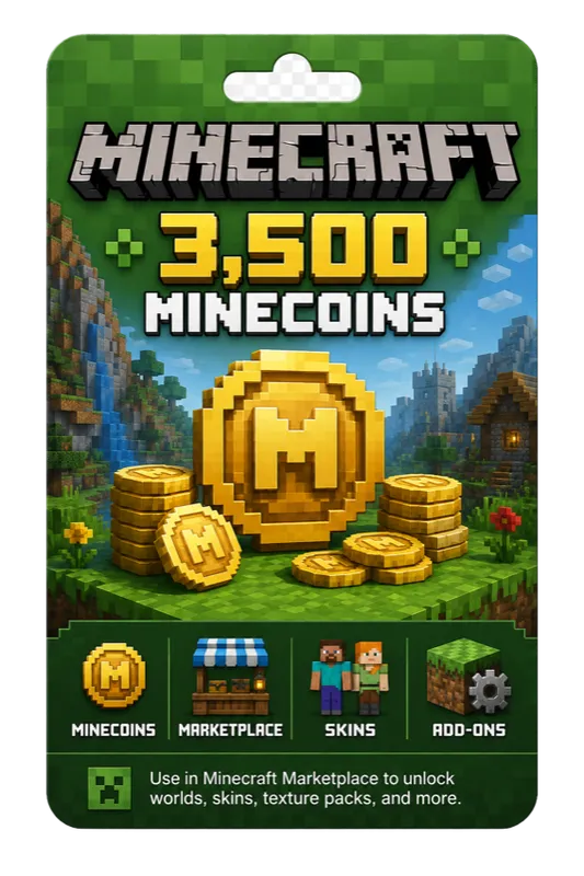 Minecraft 3,500 Minecoins