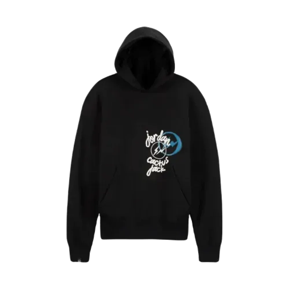 Travis Scott x Jordan x Fragment Hoodie Black