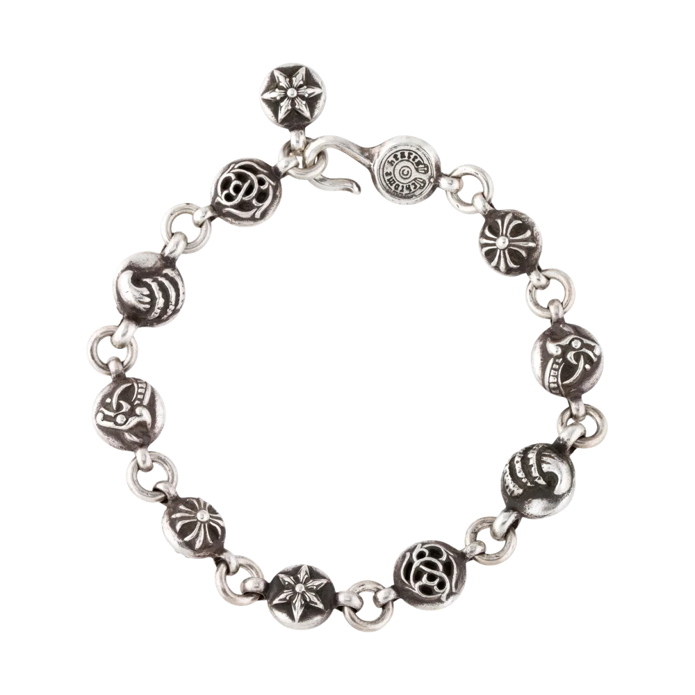 Chrome Hearts Multi Ball Bracelet — Sterling Silver