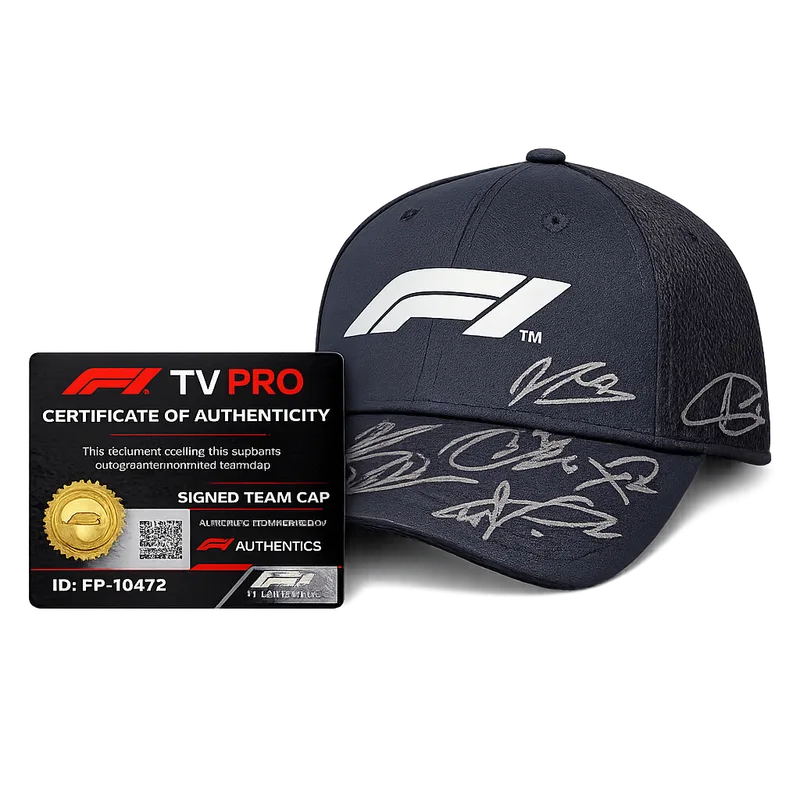 Signed Team Cap (COA)