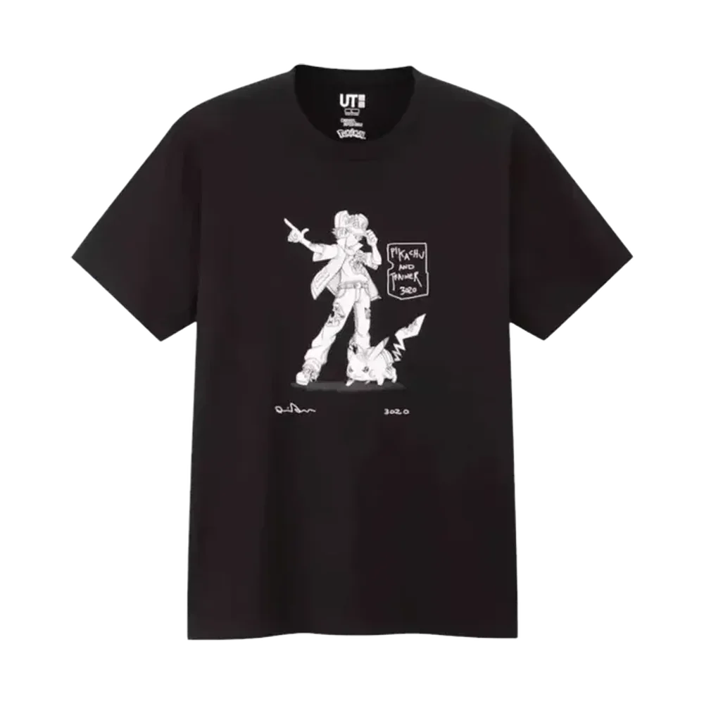 Uniqlo x Daniel Arsham x Pokémon Trainer Tee Black