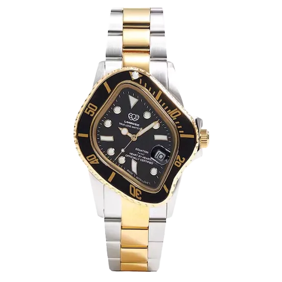 Laarvee Silver & Golden Precision Steel (PEA001-SGBLK)