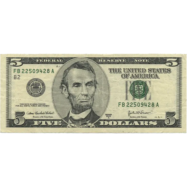 Five Dollar Bill