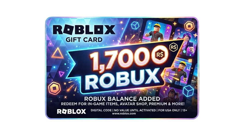1,700 Robux