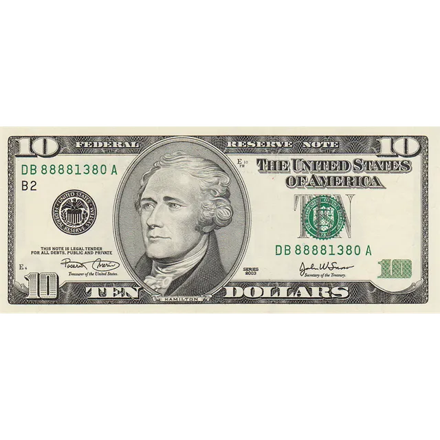 Ten Dollar Bill