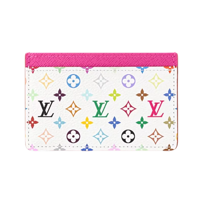 Louis Vuitton x Murakami Card Holder White Multicolore