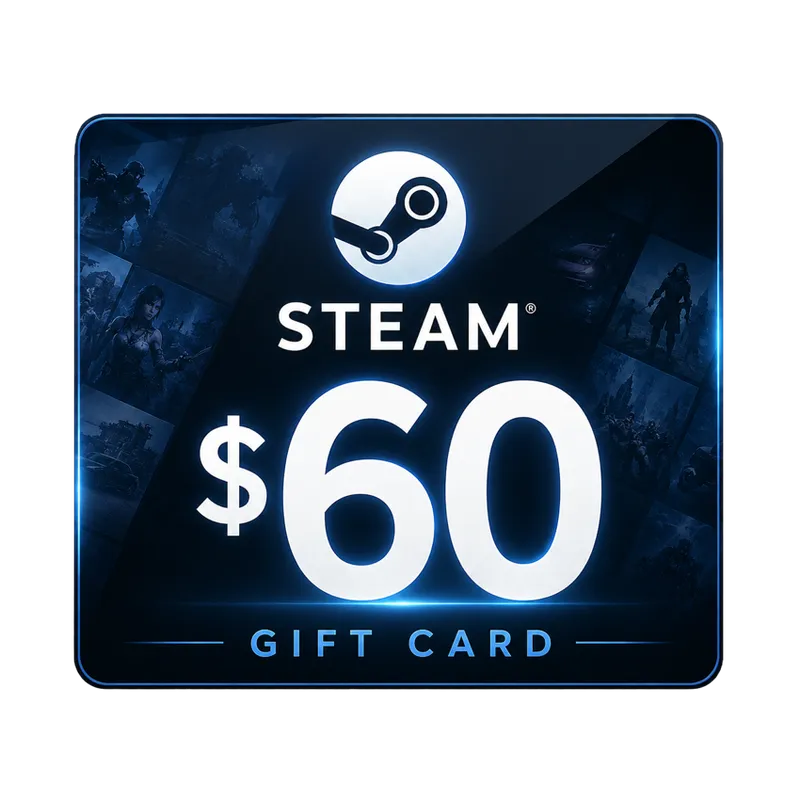 Steam $60 Gift Card