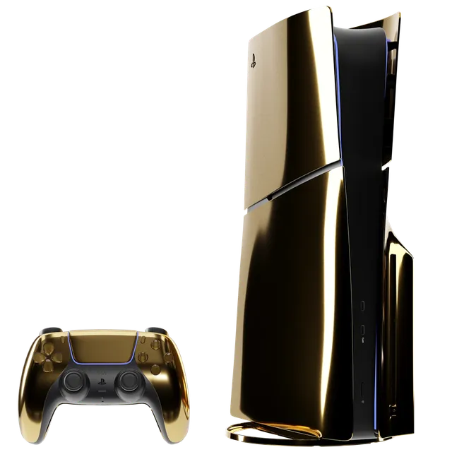24K Gold PlayStation PS5 Console