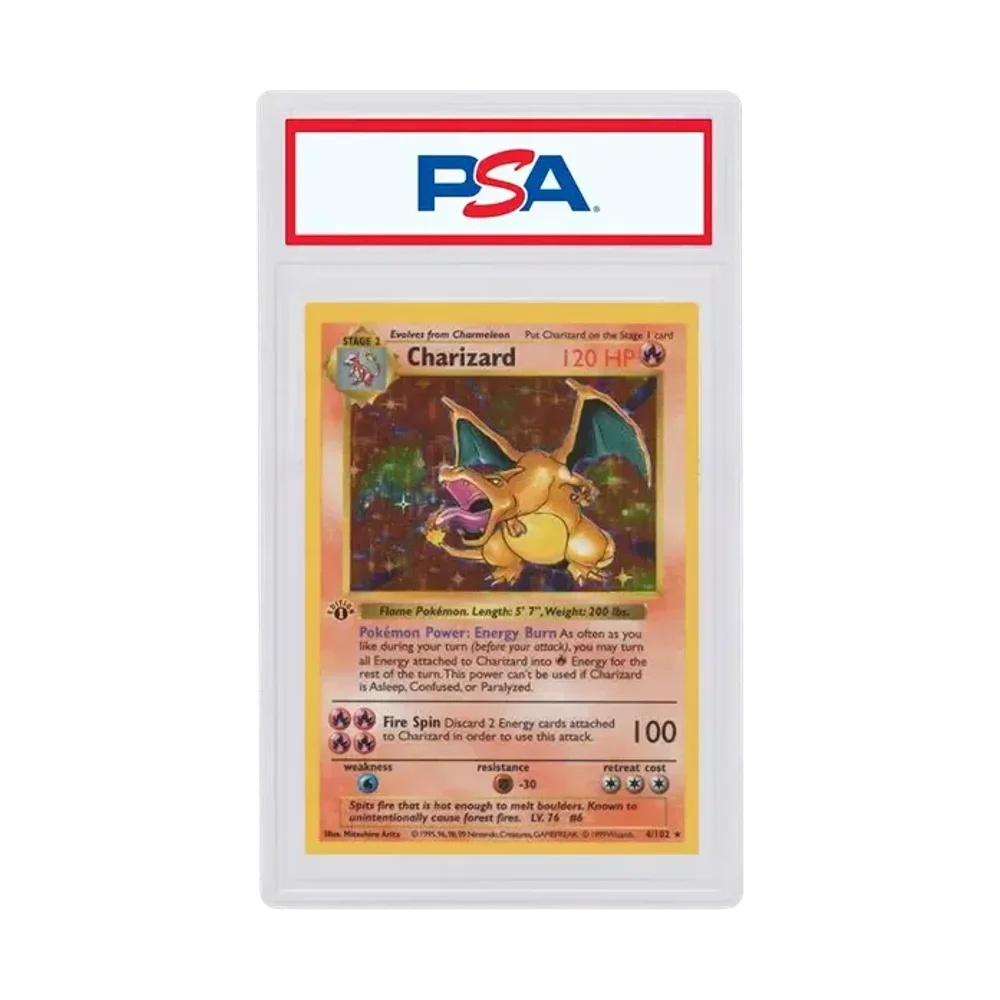 1999 Base Set Unlimited Charizard #4 PSA 10