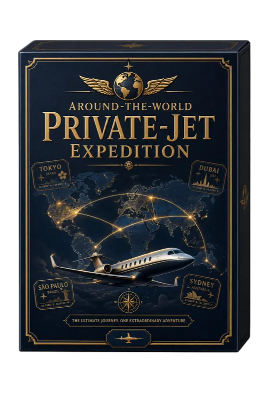 Around-the-World Private-Jet Expedition (per person)