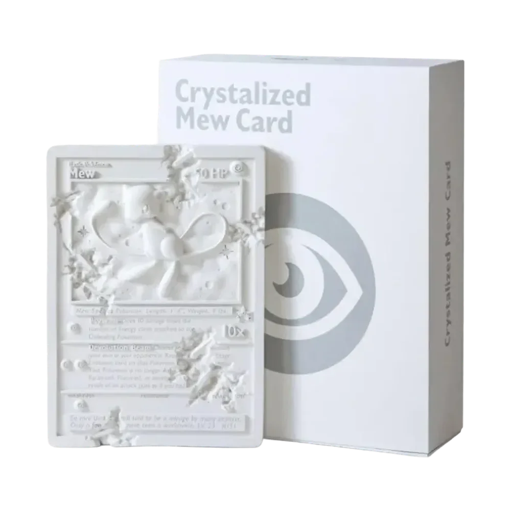 Daniel Arsham x Pokémon Mew Card Sculpture White