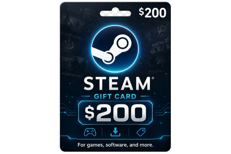 $200 Steam Gift Card