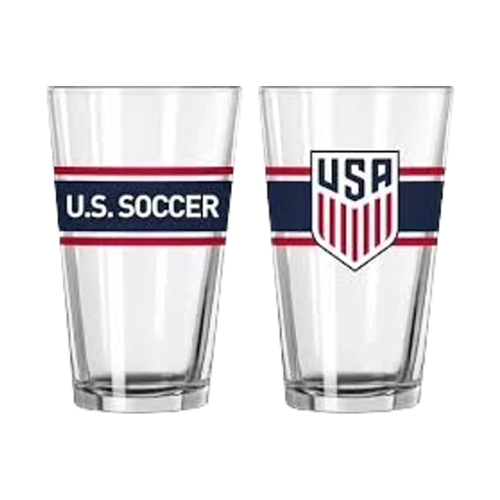 USMNT 16oz Stripe Pint Glass