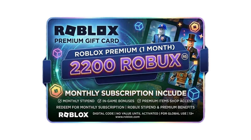 Roblox Premium 2200 (1 Month)