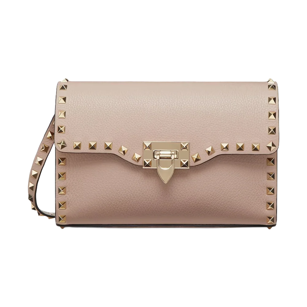 Valentino Rockstud Leather Shoulder Bag
