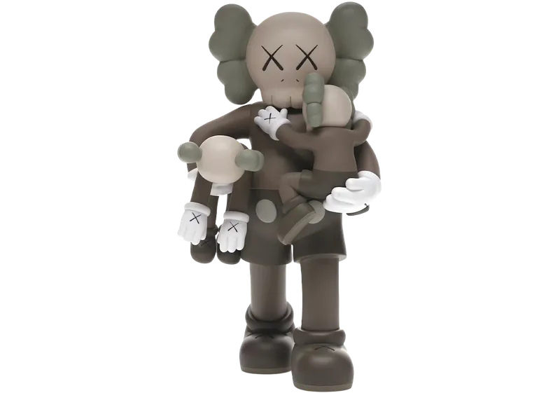 KAWS CLEAN SLATE Vinyl Figure Brown