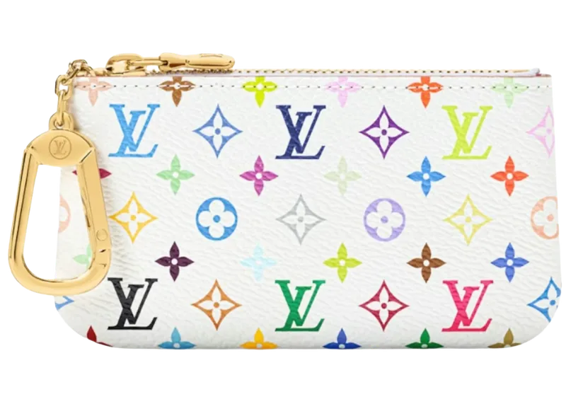 Louis Vuitton x Murakami Key Pouch White Multicolore