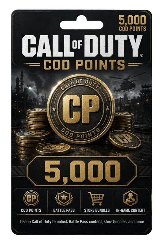 5,000 Call of Duty Points