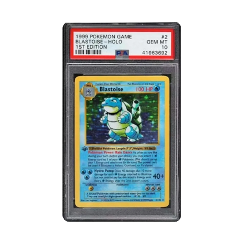 1999 Base Set Shadowless Blastoise #2 PSA 10