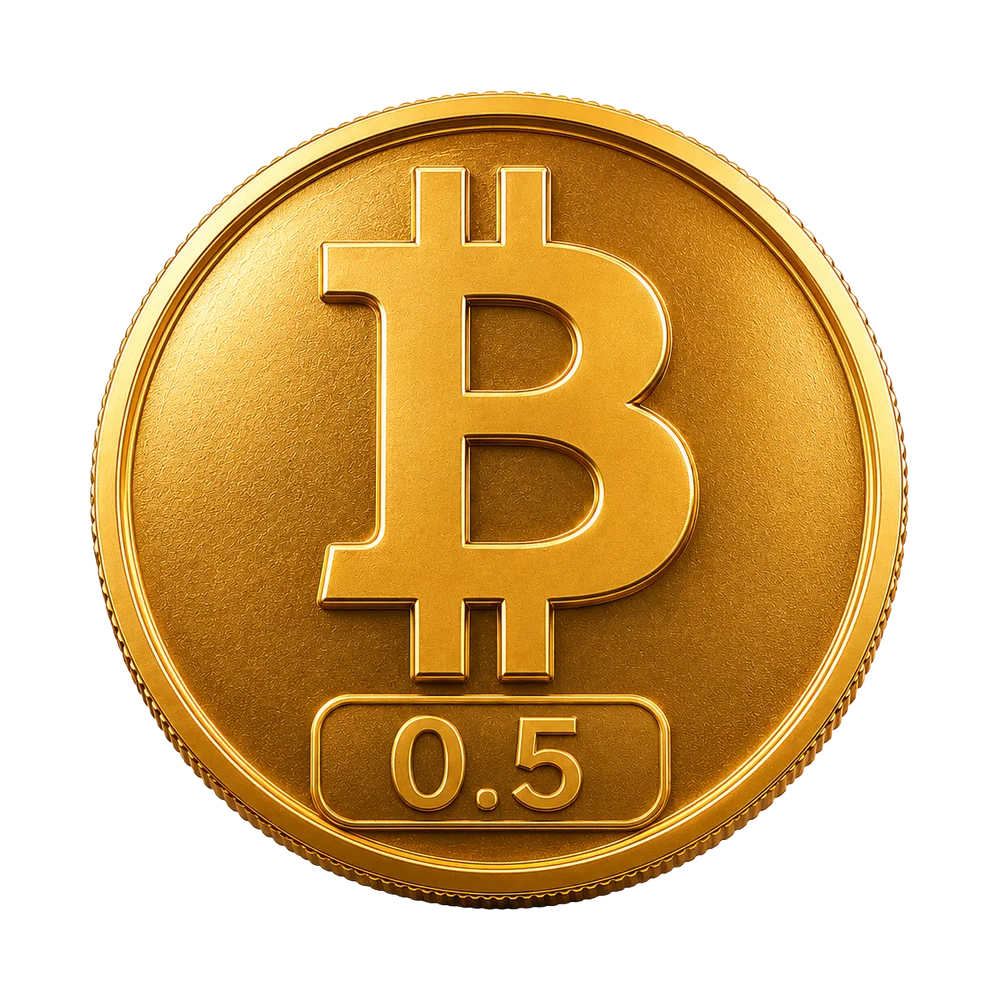 0.5 Bitcoin