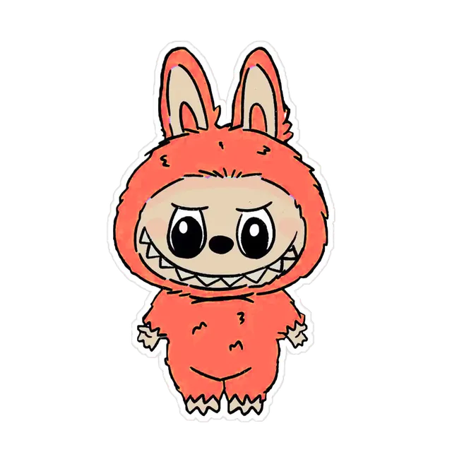 Labubu Sticker (Copper)