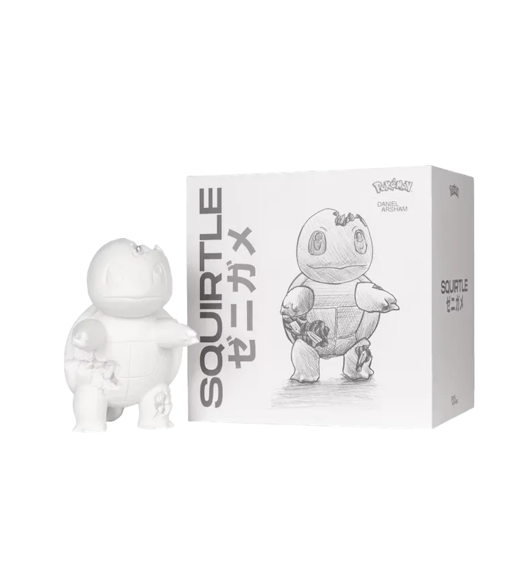 Daniel Arsham x Pokémon Crystallized Squirtle Figure