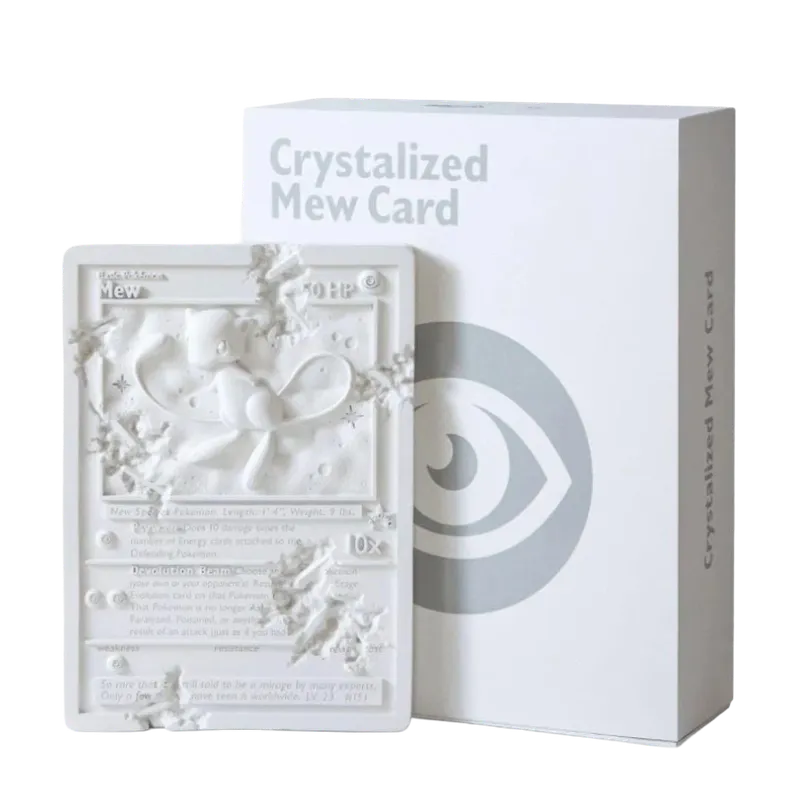 Daniel Arsham x Pokémon Mew Card Sculpture White