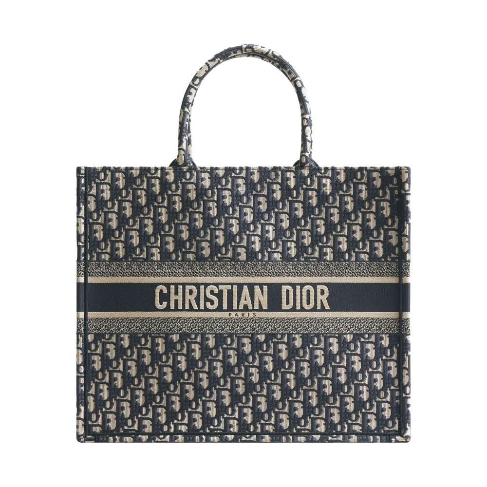 Dior Book Tote Large Oblique Canvas