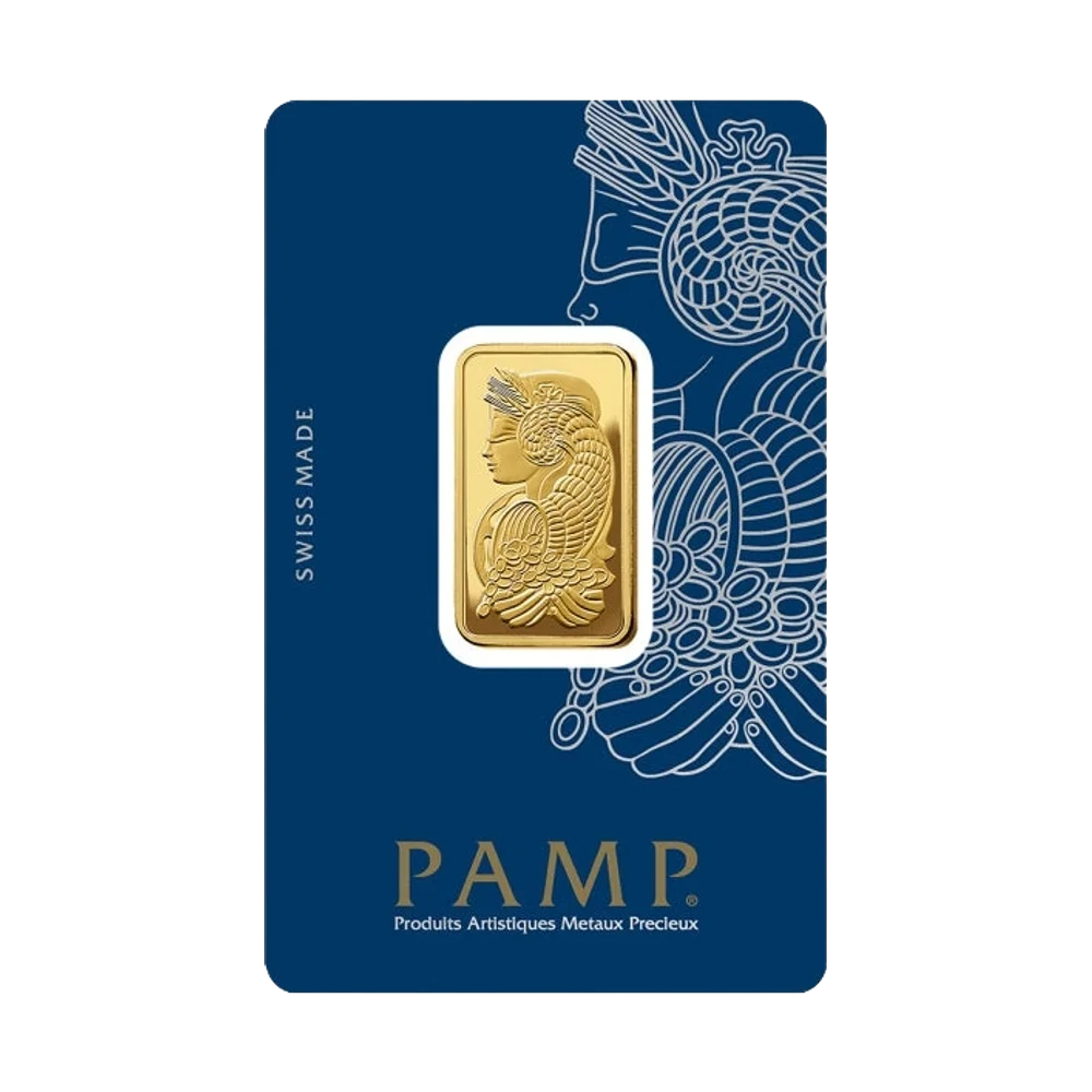 1/2 oz PAMP Suisse Gold Bar (New w/ Assay)