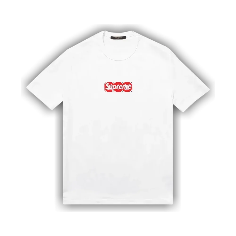 Supreme x Louis Vuitton Box Logo Tee White