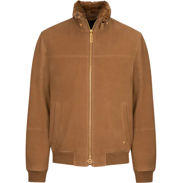 Stefano Ricci Lambskin and Orylag Fur Blouson
