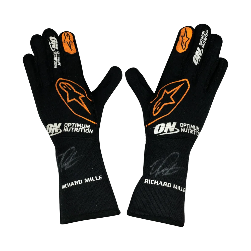 Race-Worn Driver Gloves (Signed)