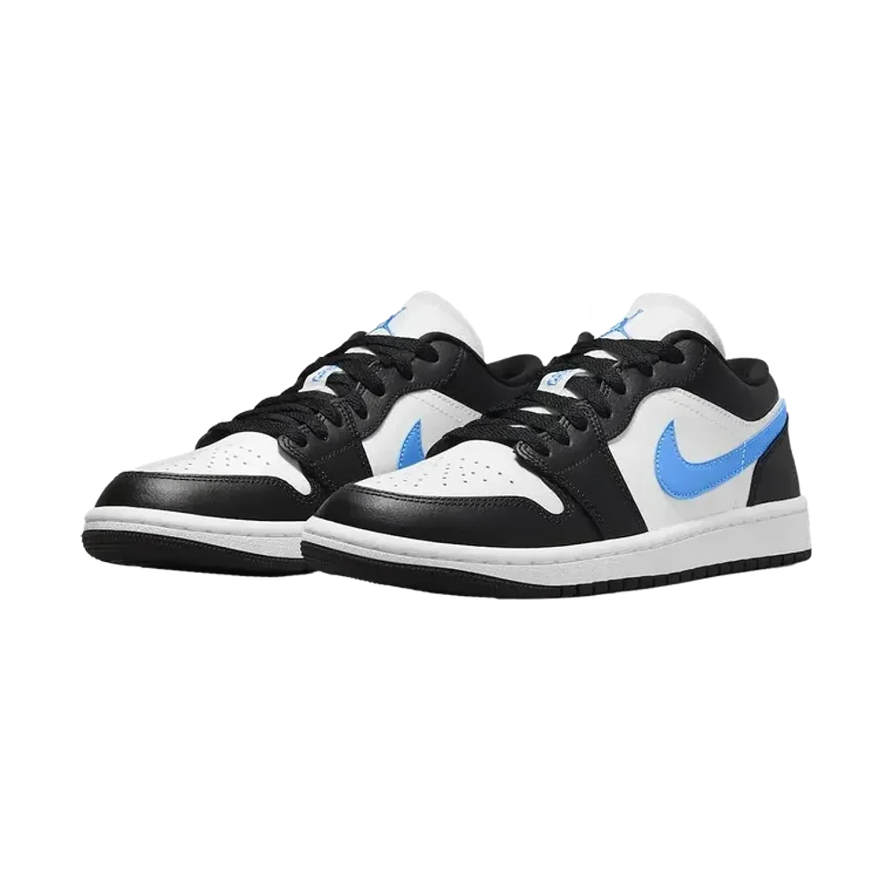 Jordan 1 Low Black University Blue White