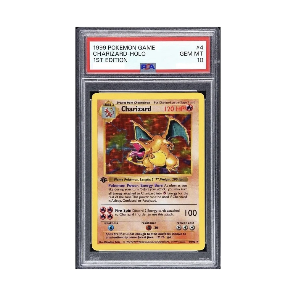 Pokémon Charizard Base Set 1st Edition
