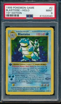 Base Set Blastoise PSA 9