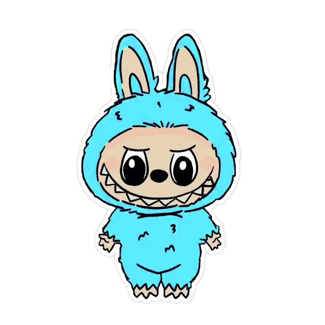 Labubu Sticker (Topaz)