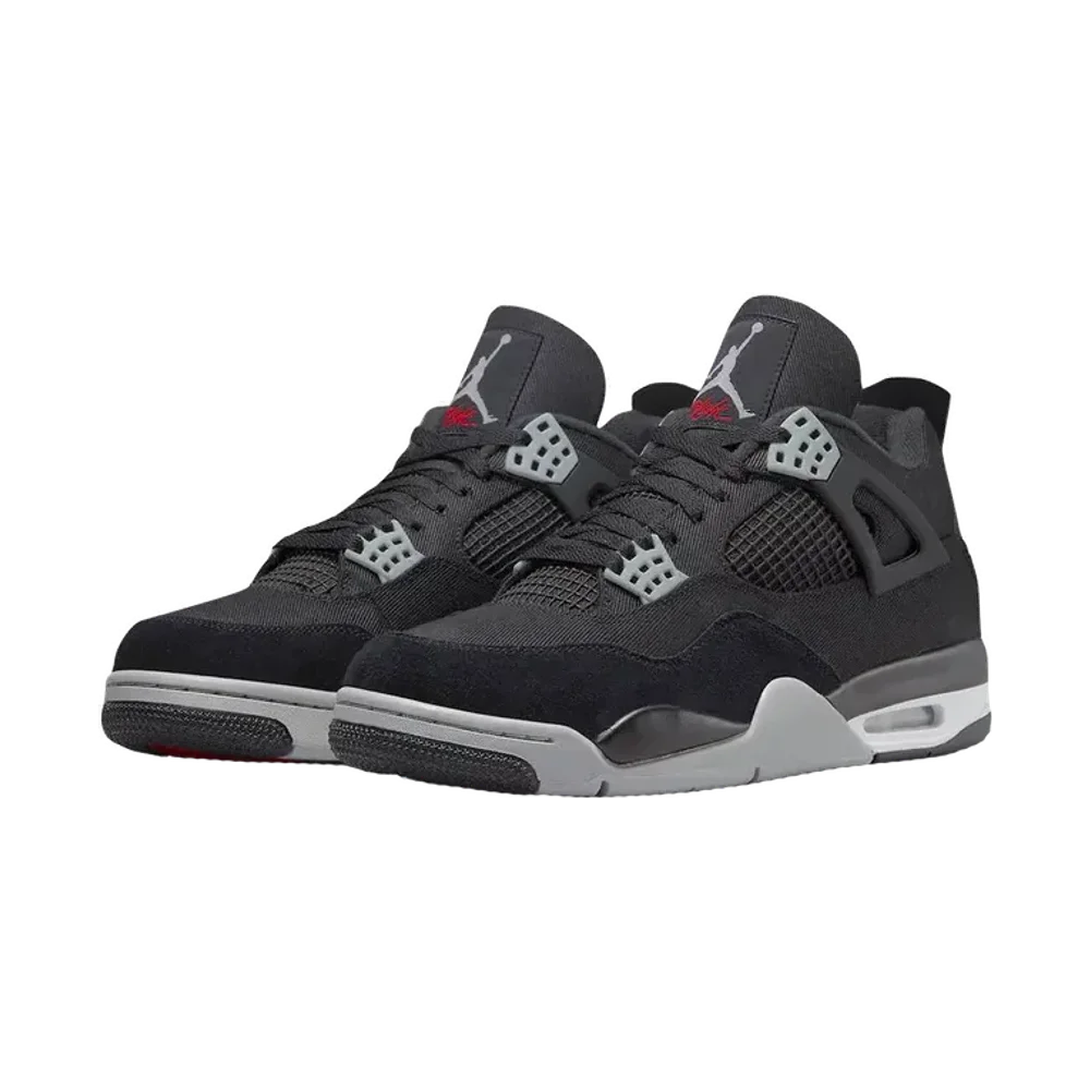 Nike Air Jordan 4 Black Canvas