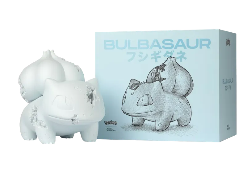 Daniel Arsham x Pokémon Crystallized Bulbasaur Figure Blue
